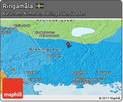 Political Panoramic Map of Ringamåla