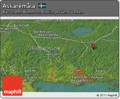 Satellite Panoramic Map of Askaremåla