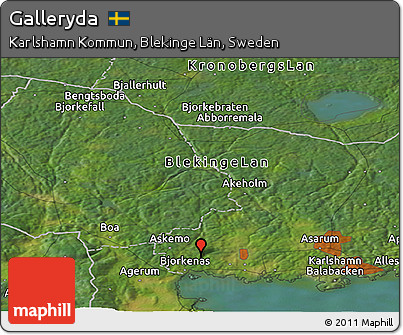 Satellite Panoramic Map of Galleryda