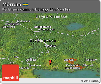 Satellite Panoramic Map of Mörrum