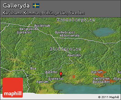 Satellite Panoramic Map of Galleryda