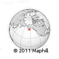 Outline Map of the Area around 56° 18' 50" N, 153° 46' 30" W, rectangular outline