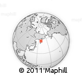Outline Map of the Area around 56° 18' 50" N, 159° 1' 30" E, rectangular outline