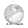 Outline Map of the Area around 56° 18' 50" N, 159° 52' 30" E, rectangular outline