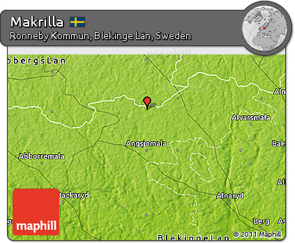Physical 3D Map of Makrilla