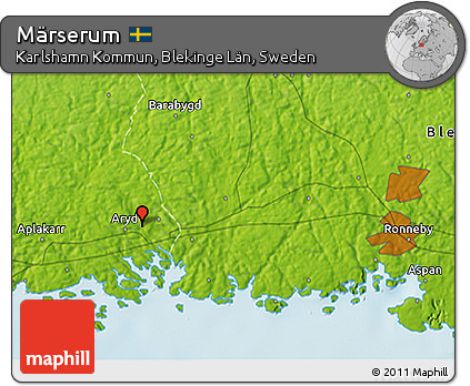 Physical 3D Map of Märserum