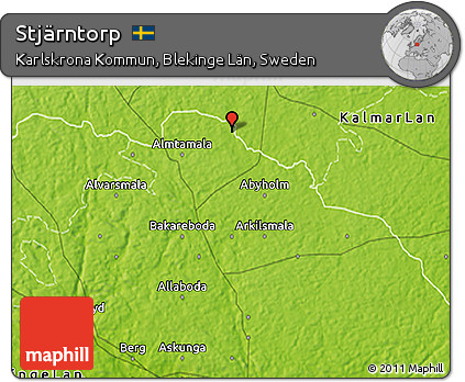 Physical 3D Map of Stjärntorp