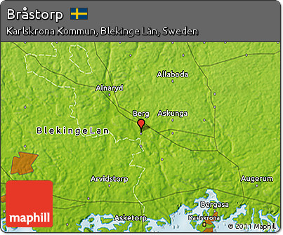 Physical 3D Map of Bråstorp