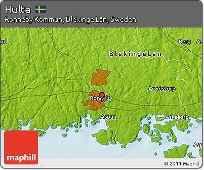 Physical 3D Map of Hulta