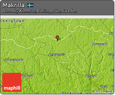 Physical 3D Map of Makrilla