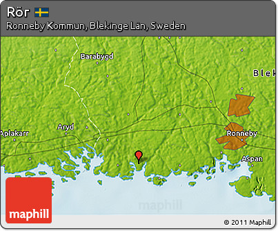 Physical 3D Map of Rör