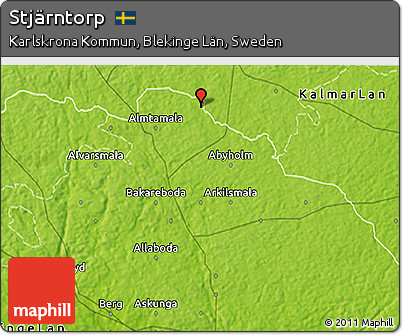 Physical 3D Map of Stjärntorp