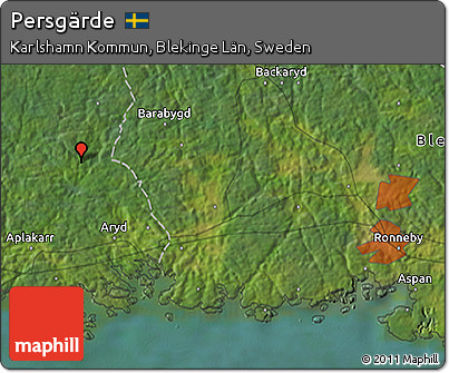 Satellite 3D Map of Persgärde