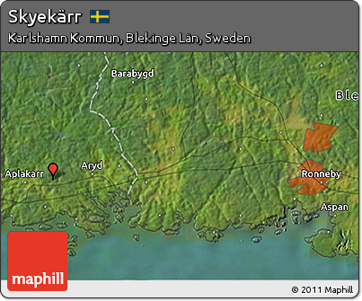 Satellite 3D Map of Skyekärr
