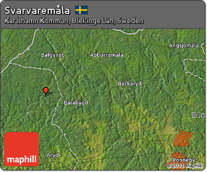 Satellite 3D Map of Svarvaremåla