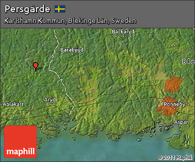 Satellite 3D Map of Persgärde
