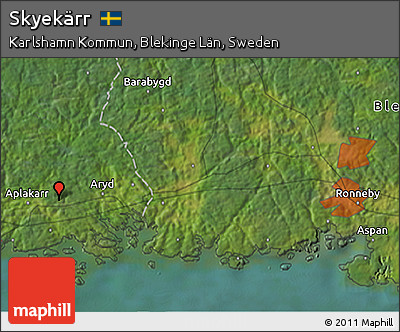 Satellite 3D Map of Skyekärr