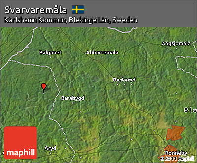 Satellite 3D Map of Svarvaremåla