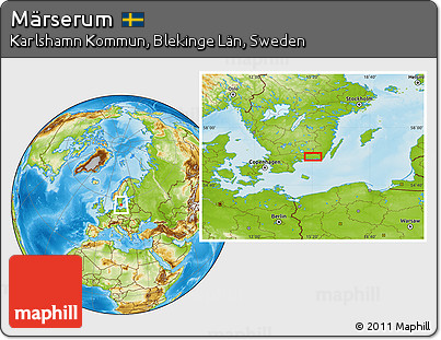 Physical Location Map of Märserum