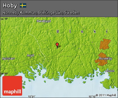 Physical Map of Hoby