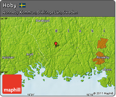 Physical Map of Hoby