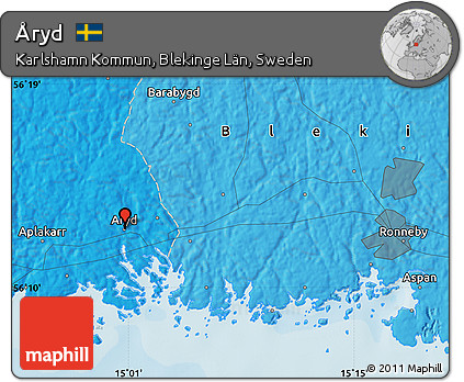 Political Map of Åryd