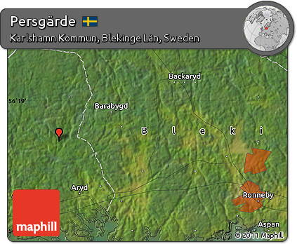 Satellite Map of Persgärde