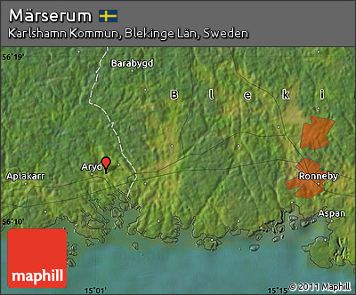 Satellite Map of Märserum