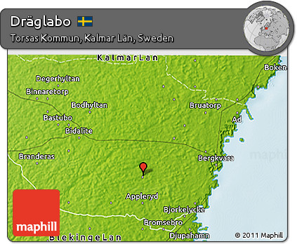 Physical 3D Map of Dräglabo