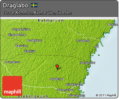 Physical 3D Map of Dräglabo
