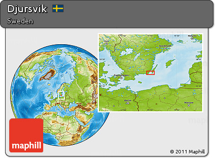 Physical Location Map of Djursvik