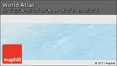 Physical Panoramic Map of the Area around 56° 18' 50" N, 18° 46' 29" E