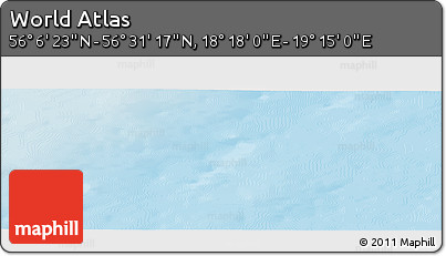 Physical Panoramic Map of the Area around 56° 18' 50" N, 18° 46' 29" E