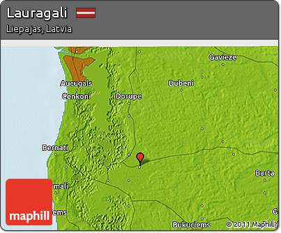 Physical 3D Map of Lauragali