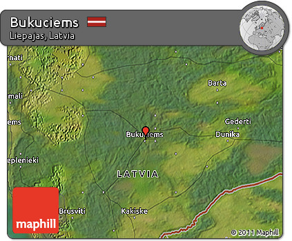 Satellite 3D Map of Bukuciems
