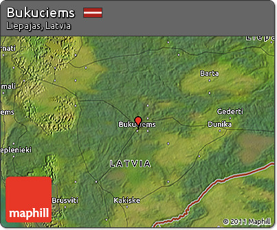 Satellite 3D Map of Bukuciems