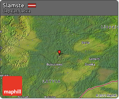 Satellite 3D Map of Slamste
