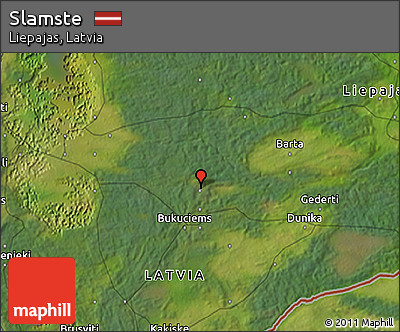 Satellite 3D Map of Slamste
