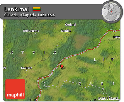 Satellite Map of Lenkimai