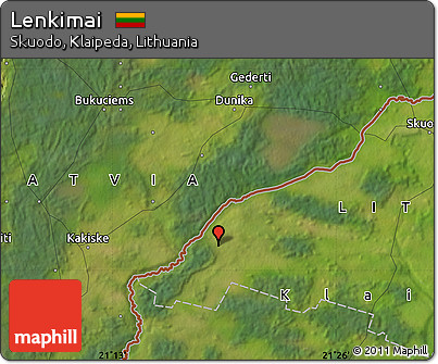 Satellite Map of Lenkimai