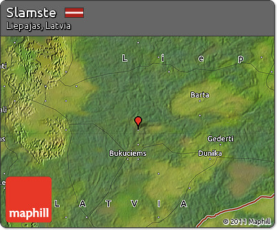 Satellite Map of Slamste