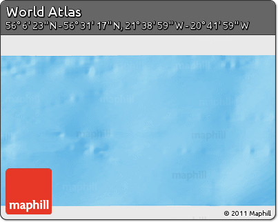 Political 3D Map of the Area around 56° 18' 50" N, 21° 10' 29" W