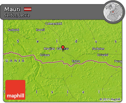 Physical Map of Mauri