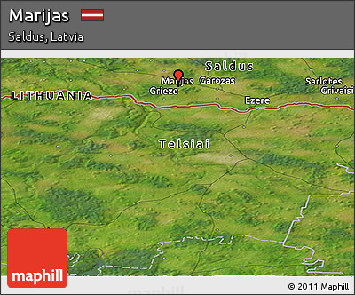 Satellite Panoramic Map of Marijas