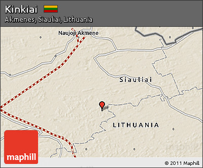 Shaded Relief 3D Map of Kinkiai