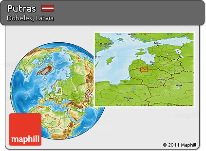 Physical Location Map of Putras