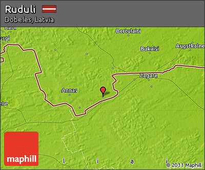 Physical Map of Ruduli