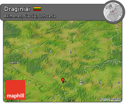 Satellite Map of Draginiai