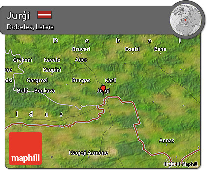 Satellite Map of Jurģi