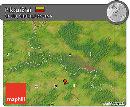 Satellite Map of Piktuižiai